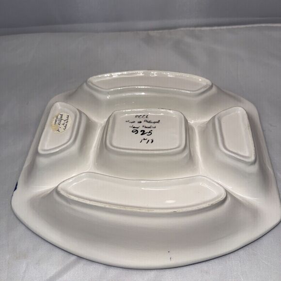 Made in Portugal RCCL by Jay Willfred 5 section ceramic dish Andrea Sakek - Picture 5 of 10